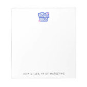 New Hire Gift Small Business Logo Notitieblok (Voorkant)