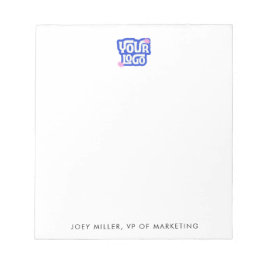 New Hire Gift Small Business Logo Notitieblok