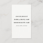 New Hire | Waterverf Textuur Visitekaartje (Achterkant)