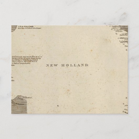 New Holland, Australië Briefkaart (Voorkant)