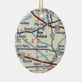 New Holland PA Keramisch Ornament (Rechts)