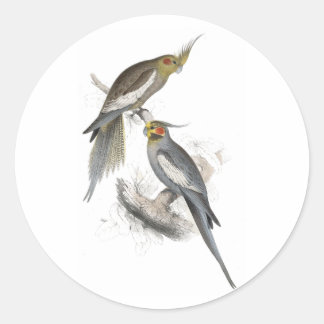 New Holland Parket van Edward Lear Ronde Sticker