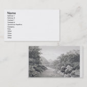 New Holland: Uitzicht van de Waragamba in de Bl Visitekaartje (Voorkant / Achterkant)