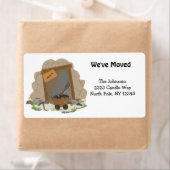 New Home Address Mining Cave Etiket (Insitu)