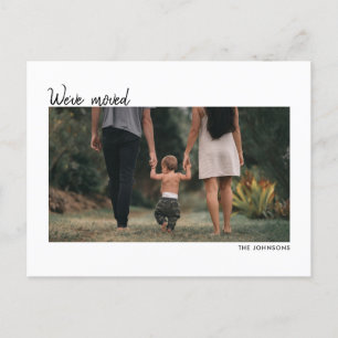 New Home Address We hebben House Warming Photo ver Briefkaart