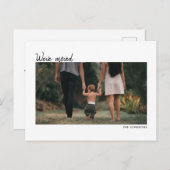 New Home Address We hebben House Warming Photo ver Briefkaart (Voorkant / Achterkant)