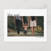 New Home Address We hebben House Warming Photo ver Briefkaart (Voorkant)