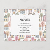 New Home Address We've Moved Announcement Custom Briefkaart (Voorkant)