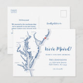 New Home Atlantic City New Jersey Kaart Verhuizen (Voorkant / Achterkant)