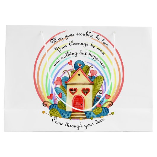 New Home Blessings Groot Cadeauzakje (Achterkant)