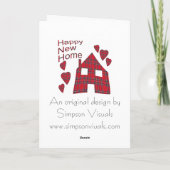 New Home Card Aankondiging (Achterkant)