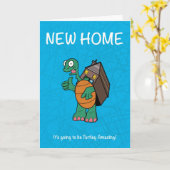 New home celebration kaart (Gele Bloem)