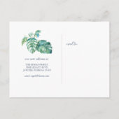 New Home Florida State Moving Announcement Postcar Briefkaart (Achterkant)