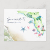 New Home Florida State Moving Announcement Postcar Briefkaart (Voorkant)