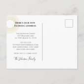 New Home Florida Sunshine State Palm Trees Moving Aankondigingskaart (Achterkant)