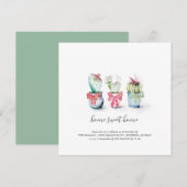 New Home Friendsmas Uitnodiging voor Feestdagen (Voorkant / Achterkant)