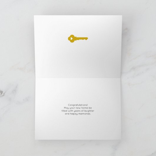New Home House Warming Bedankkaart (Binnen)