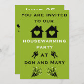 New Home Housewarming Welcome  Feestdagenkaart (Voorkant / Achterkant)