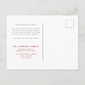 New Home Merry kerst Moving Photo Holiday Briefkaart (Achterkant)