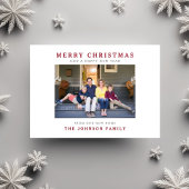 New Home Merry kerstcadeaukaart voor feestdagen Feestdagenkaart