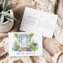 New Home Moving Announcement Change of Address Briefkaart