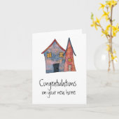 New Home Note Card Kaart (Gele Bloem)