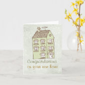 New Home Note Card Kaart (Gele Bloem)