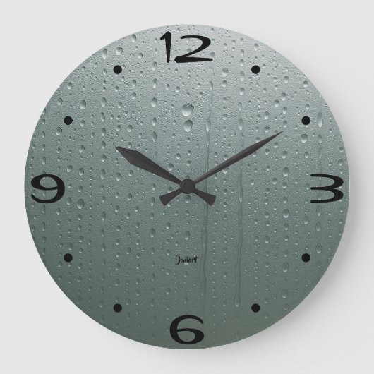 New Home Perfect Bathroom Wall Steamed Timepiece  Grote Klok (Voorkant)