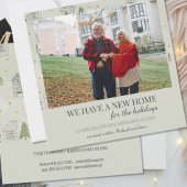 New Home Photo Pine Tree House Moving Announance Aankondiging