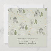 New Home Photo Pine Tree House Moving Announance Aankondiging (Achterkant)