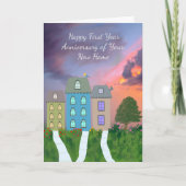 New Home!st Year Jubileum Kaart (Voorkant)