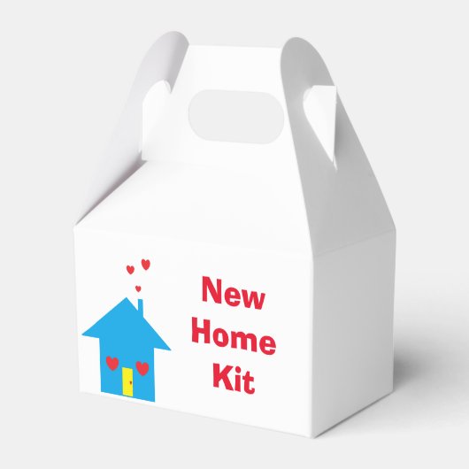 "New Home" Survival Kit Bedankdoosjes (Voorkant Zijde)