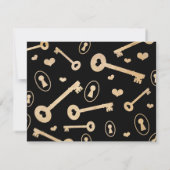 New Home Sweet Home Key Moving Aankondiging (Achterkant)