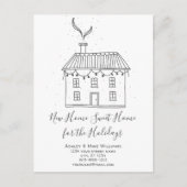 New Home Sweet Home Moving Address Briefkaart (Voorkant)