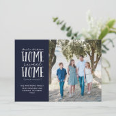 New Home Sweet Home Moving Annocement Aankondiging (Staand voorkant)