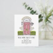 New Home Sweet Home Moving Annocement Briefkaart (Staand voorkant)