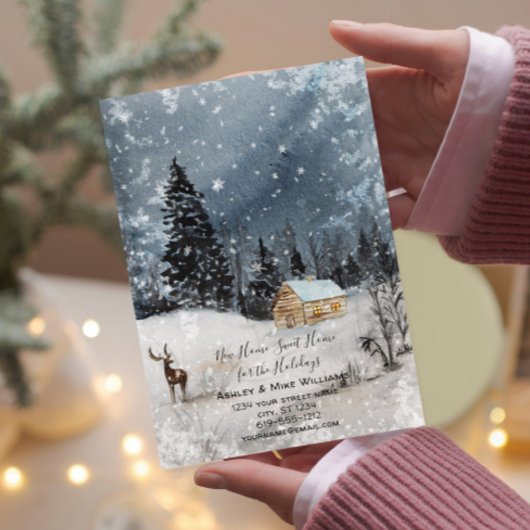 New Home Sweet Home Moving Annocement Feestdagenkaart