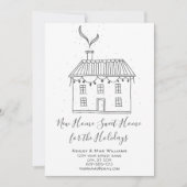 New Home Sweet Home Moving Annocement Feestdagenkaart (Voorkant)