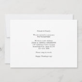 New Home Thanksgiving Pumpkin Photo Holiday Moveme Aankondiging (Achterkant)