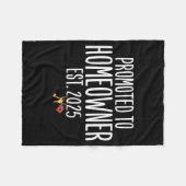 New Homeowner 2025 Housewarming First Time Home Bu Fleece Deken (Voorkant (Horizontaal))