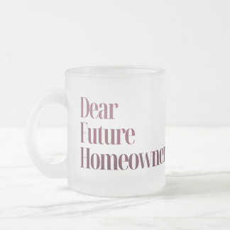 New Homeowner Mug Matglas Koffiemok