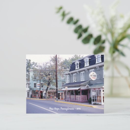 New Hope, Pennsylvania 1970 The Nut House Fudge Briefkaart (Staand voorkant)