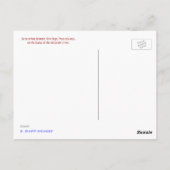 New Hope, Pennsylvania Briefkaart (Achterkant)