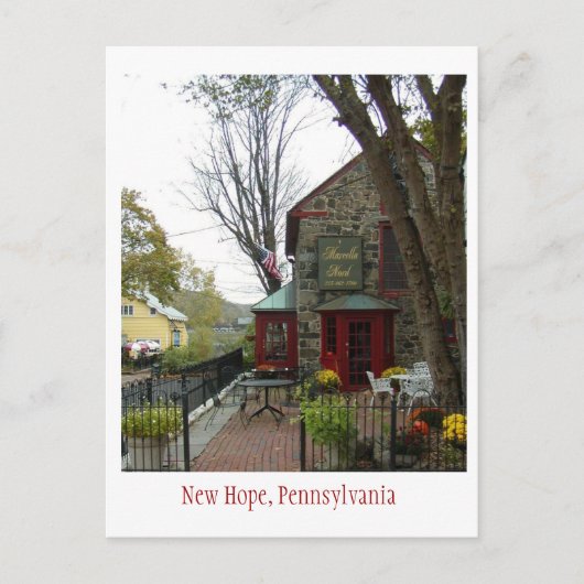 New Hope, Pennsylvania Briefkaart (Voorkant)