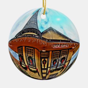 New Hope Station Ornament