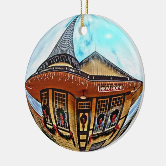 New Hope Station Ornament (Links)