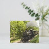 New Hope Steam Engine Number 40 Briefkaart (Staand voorkant)