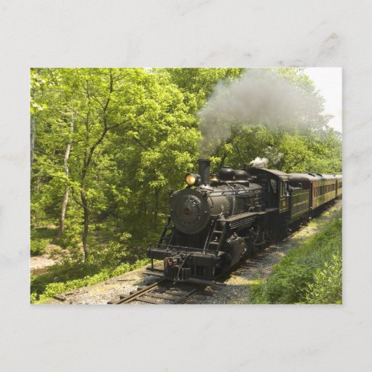 New Hope Steam Engine Number 40 Briefkaart (Voorkant)