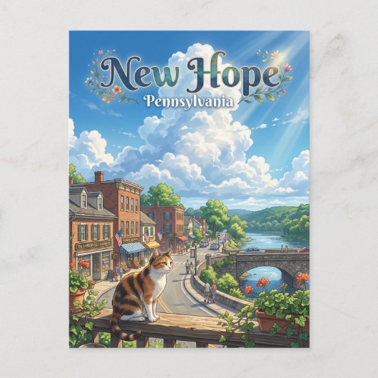 New Hope USA Briefkaart (Voorkant)