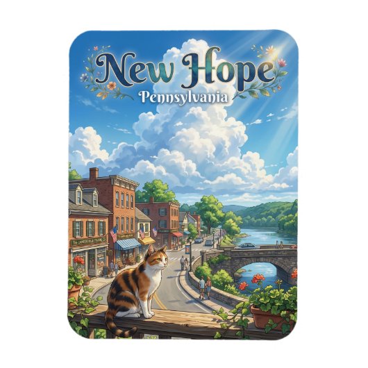 New Hope USA Magneet (Verticaal)